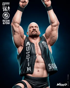 Wicked WILDCARD Steve Austin Sculpture thumbnail 4