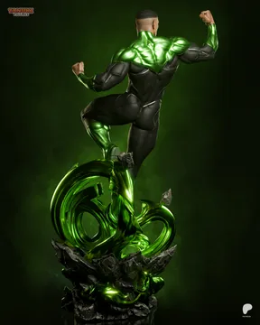 Green Lantern Sculpture thumbnail 3