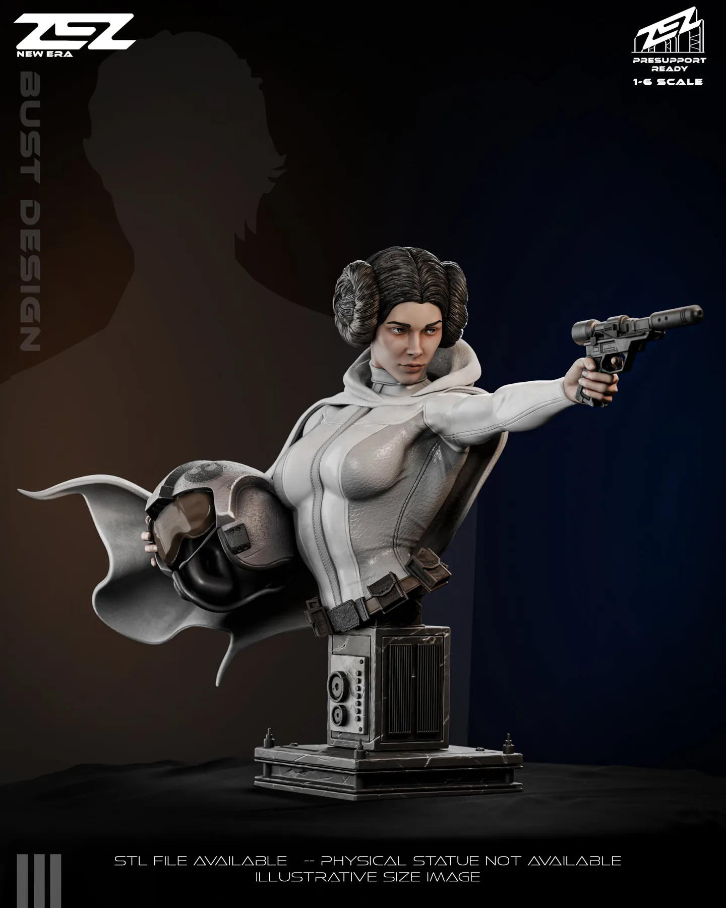 Princess Leia Bust