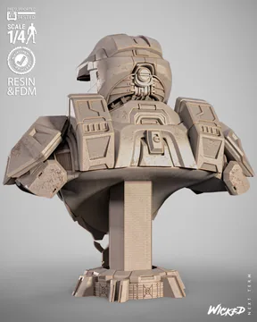 Master Chief Bust thumbnail 2