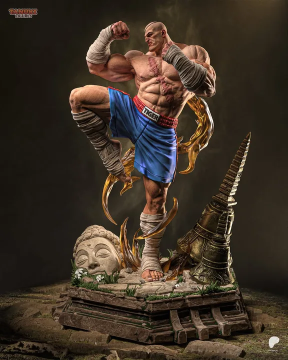 Sagat Sculpture