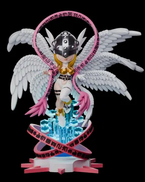 Angewomon - Digimon - Chibi thumbnail 2