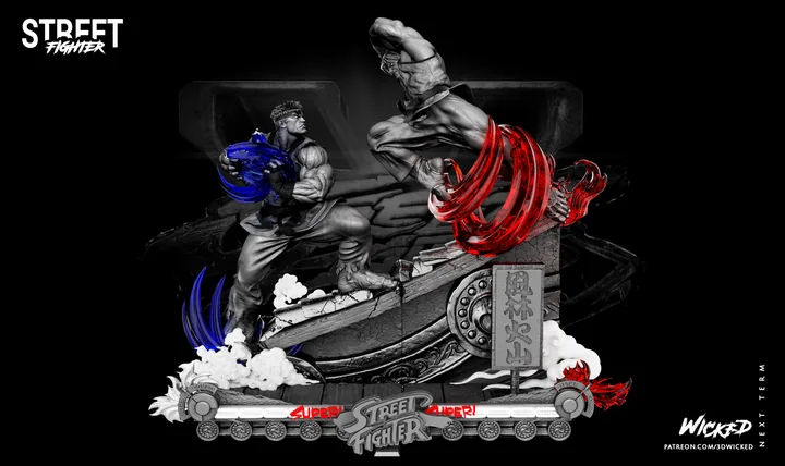 Street Fighter Diorama