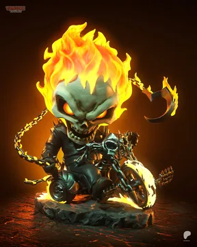 Ghost Rider Chibi thumbnail 1