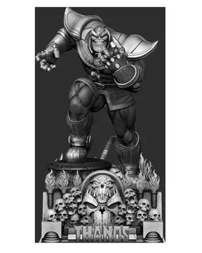 Thanos Sculpture thumbnail 3