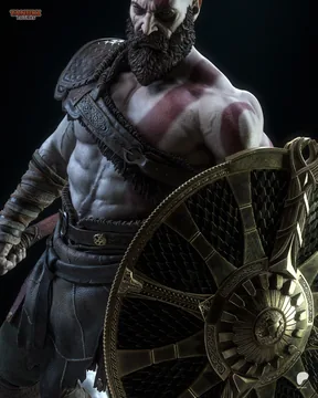 Kratos Sculpture thumbnail 3
