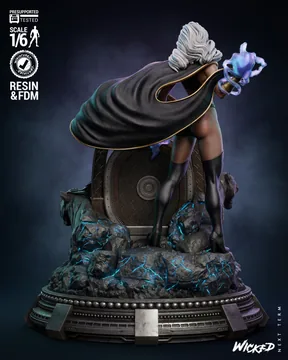 Black Panther and Storm Diorama thumbnail 2