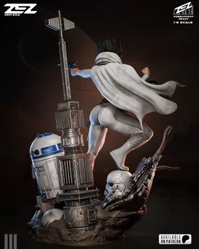 Princess Leia Sculpture thumbnail 4