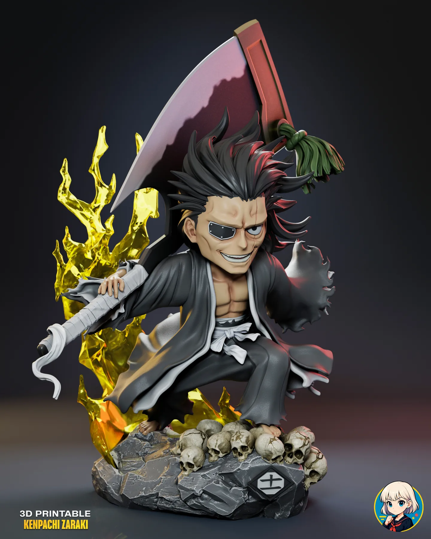Kenpachi Zaraki Chibi