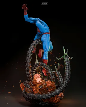 Spiderman Vs Octa Sculpture thumbnail 4