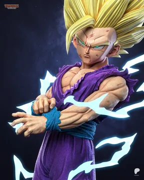 Gohan SSJ2 Sculpture thumbnail 5