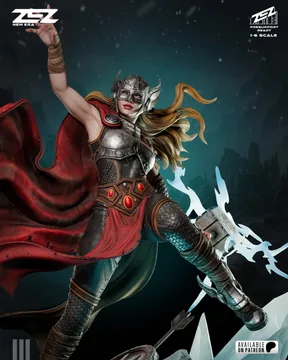 Lady Thor Sculpture thumbnail 4