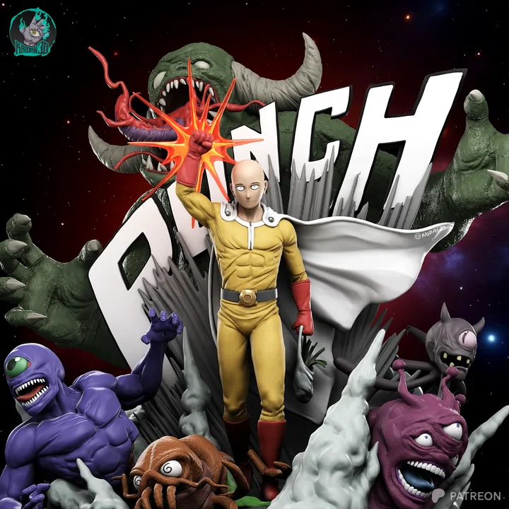 One Punch Man Sculpture