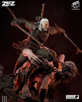 Geralt Sculpture thumbnail 3