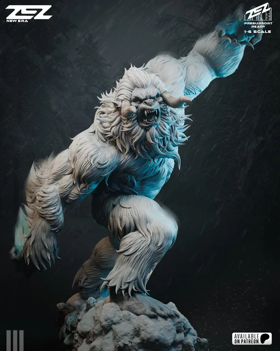 Yeti Sculpture