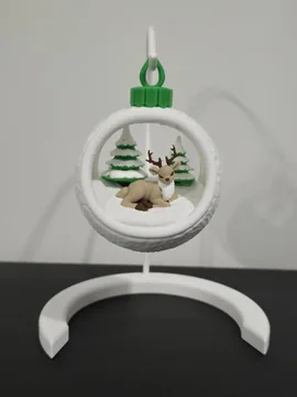 Christmas Scene Baubles thumbnail 2