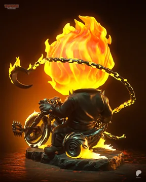 Ghost Rider Chibi thumbnail 3