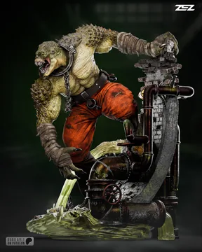 Killer Croc Sculpture thumbnail 2