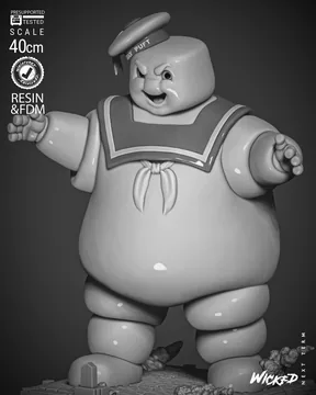 Mr Stay Puft Sculpture thumbnail 3
