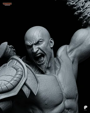 Kratos Bust thumbnail 2