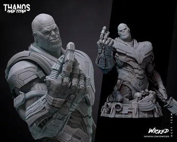 Thanos Bust thumbnail 1