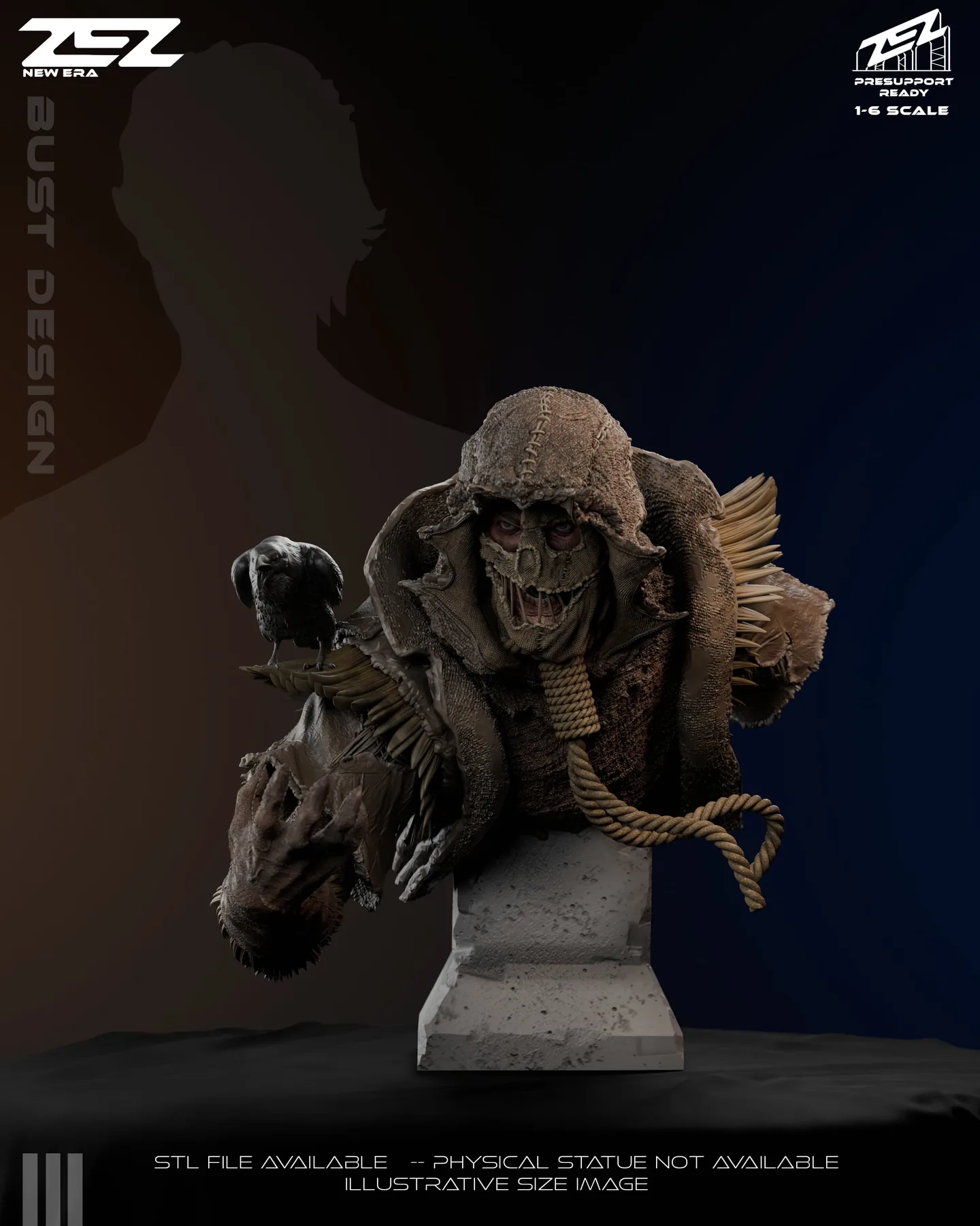 Scarecrow Bust