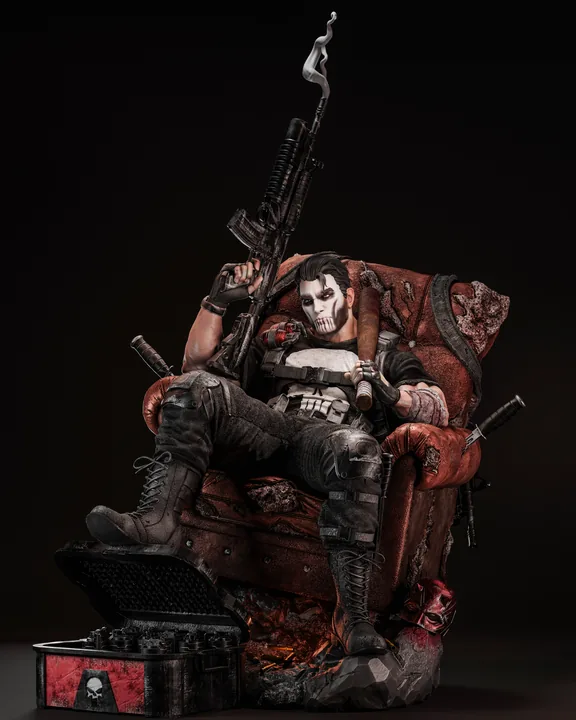 Punisher Sculpture
