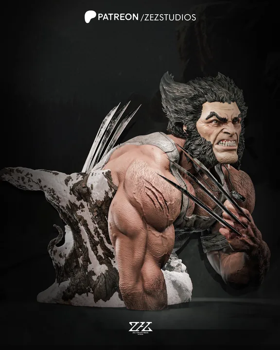 Wolverine Bust