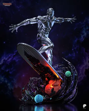 Silver Surfer Sculpture thumbnail 1