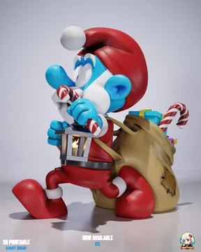 Pappa Smurf Chibi thumbnail 5