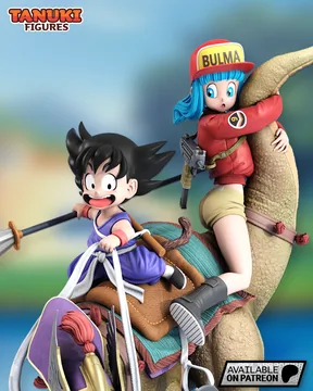 Goku and Bulma Diorama thumbnail 2