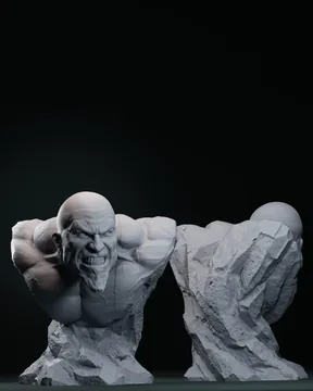 Kratos Bust thumbnail 1