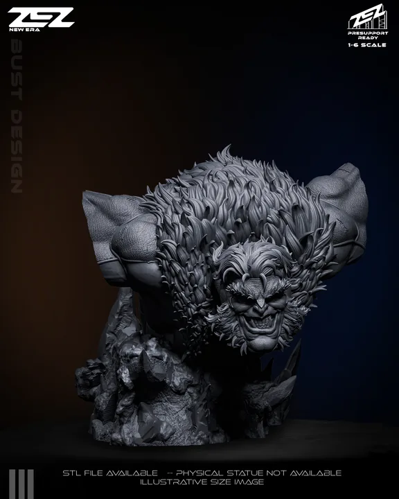 Sabretooth Bust