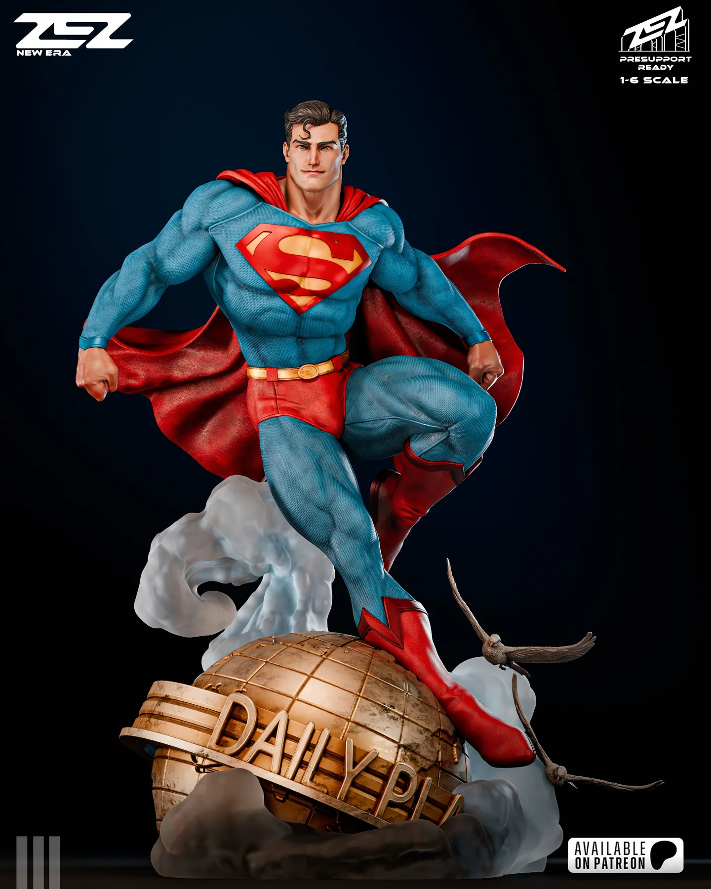 Superman Sculpture