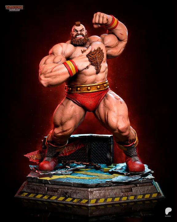 Zangief Sculpture
