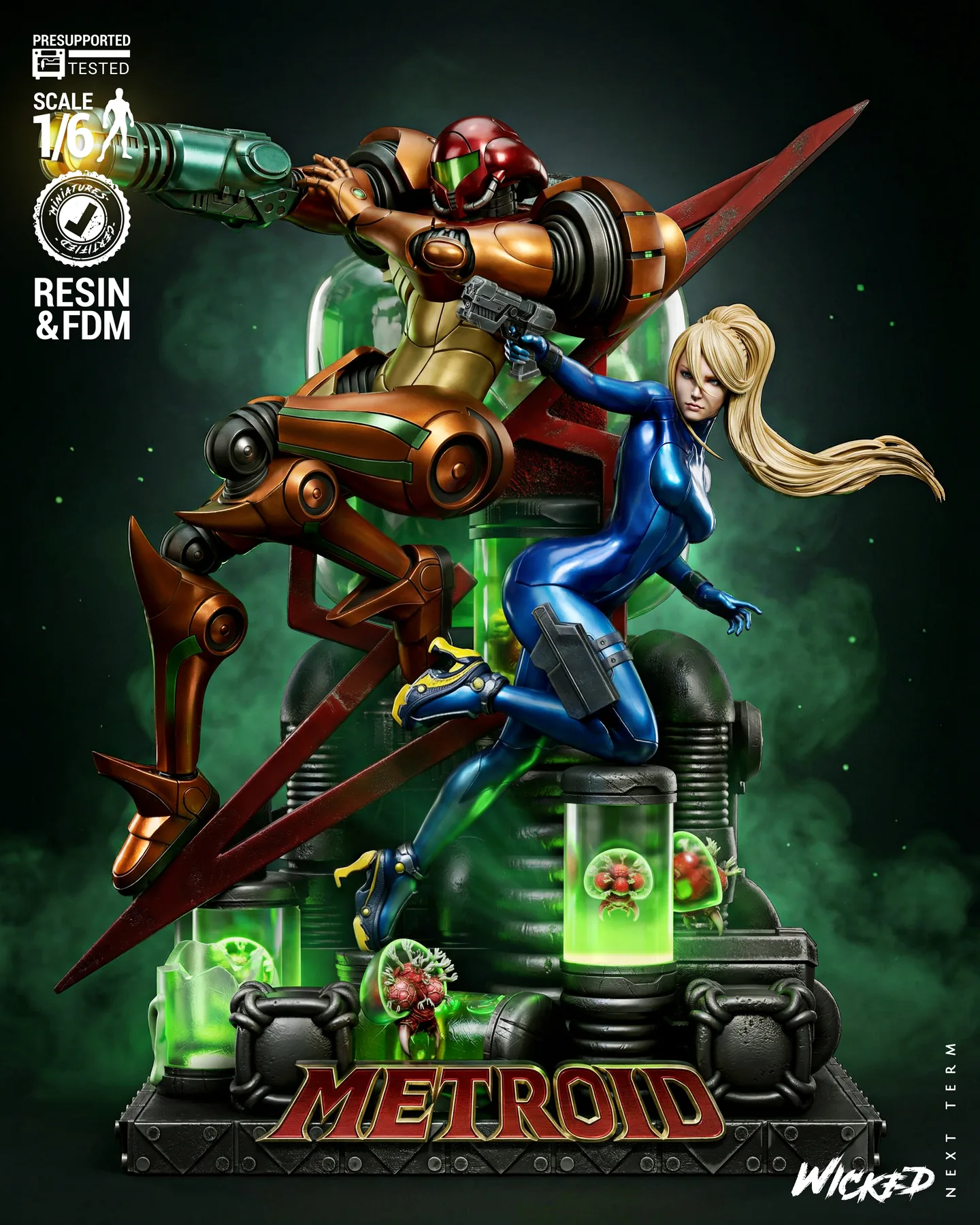 Metroid Diorama