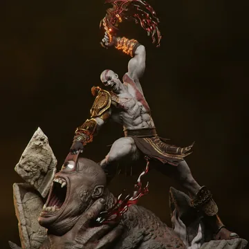 Kratos Sculpture thumbnail 1