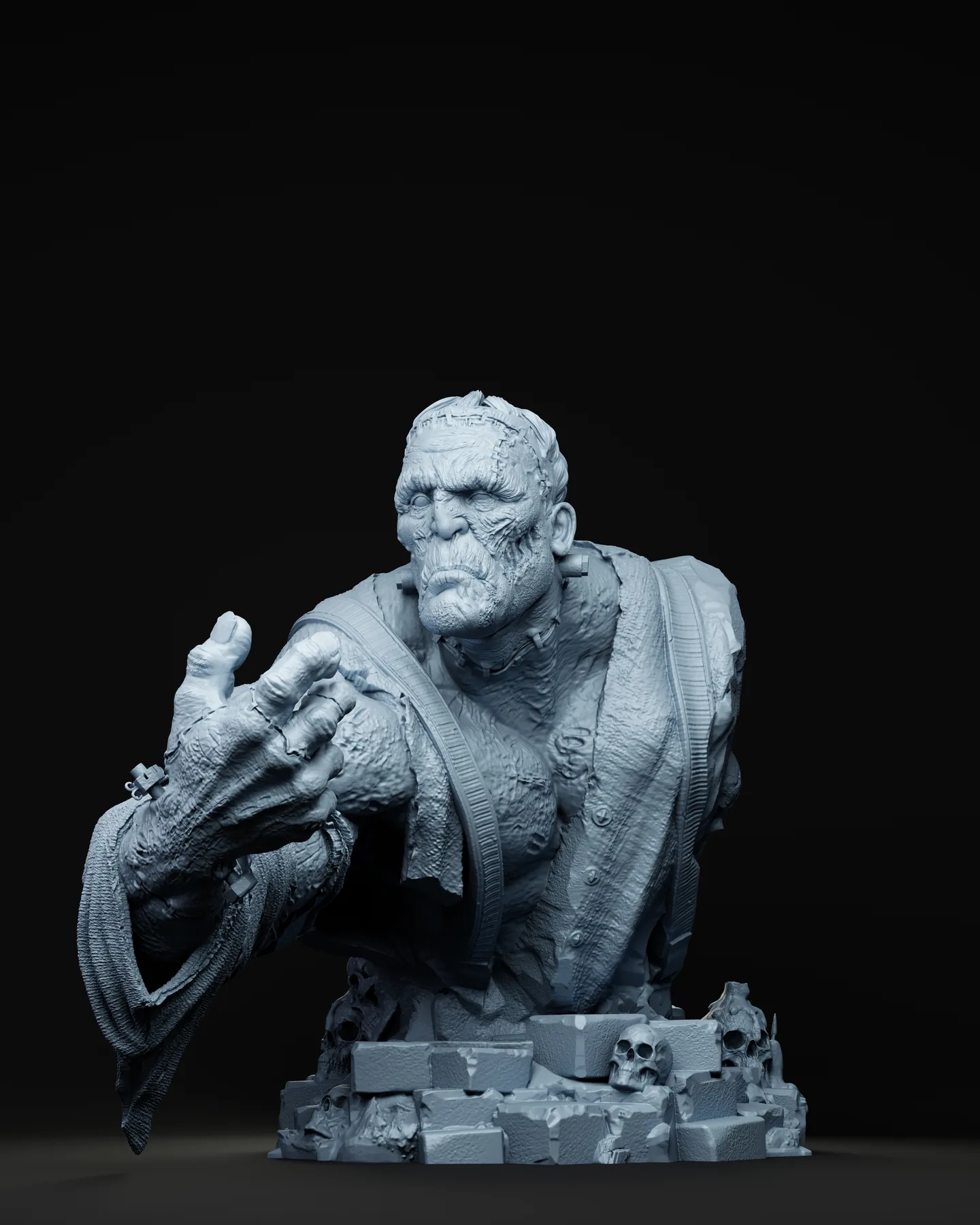 Frankenstein Bust