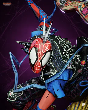 Spider-Punk Sculpture thumbnail 4