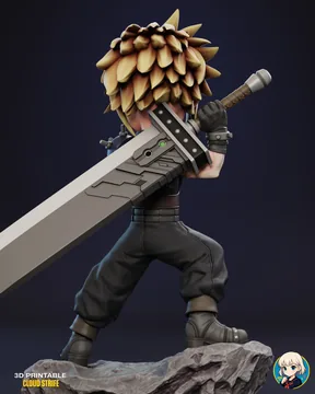 Cloud Strife Chibi thumbnail 5