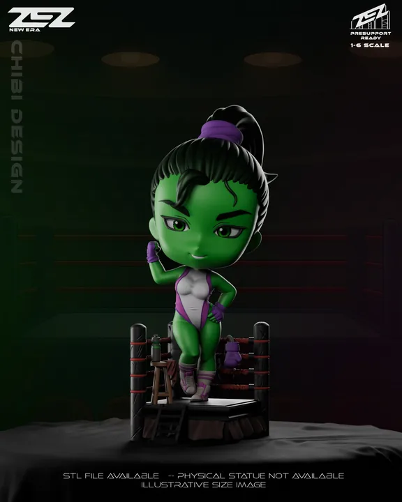 She Hulk Chibi