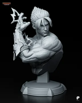 Jin Kazama Bust thumbnail 1