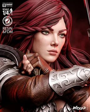 Red Sonja Portrait Bust thumbnail 5