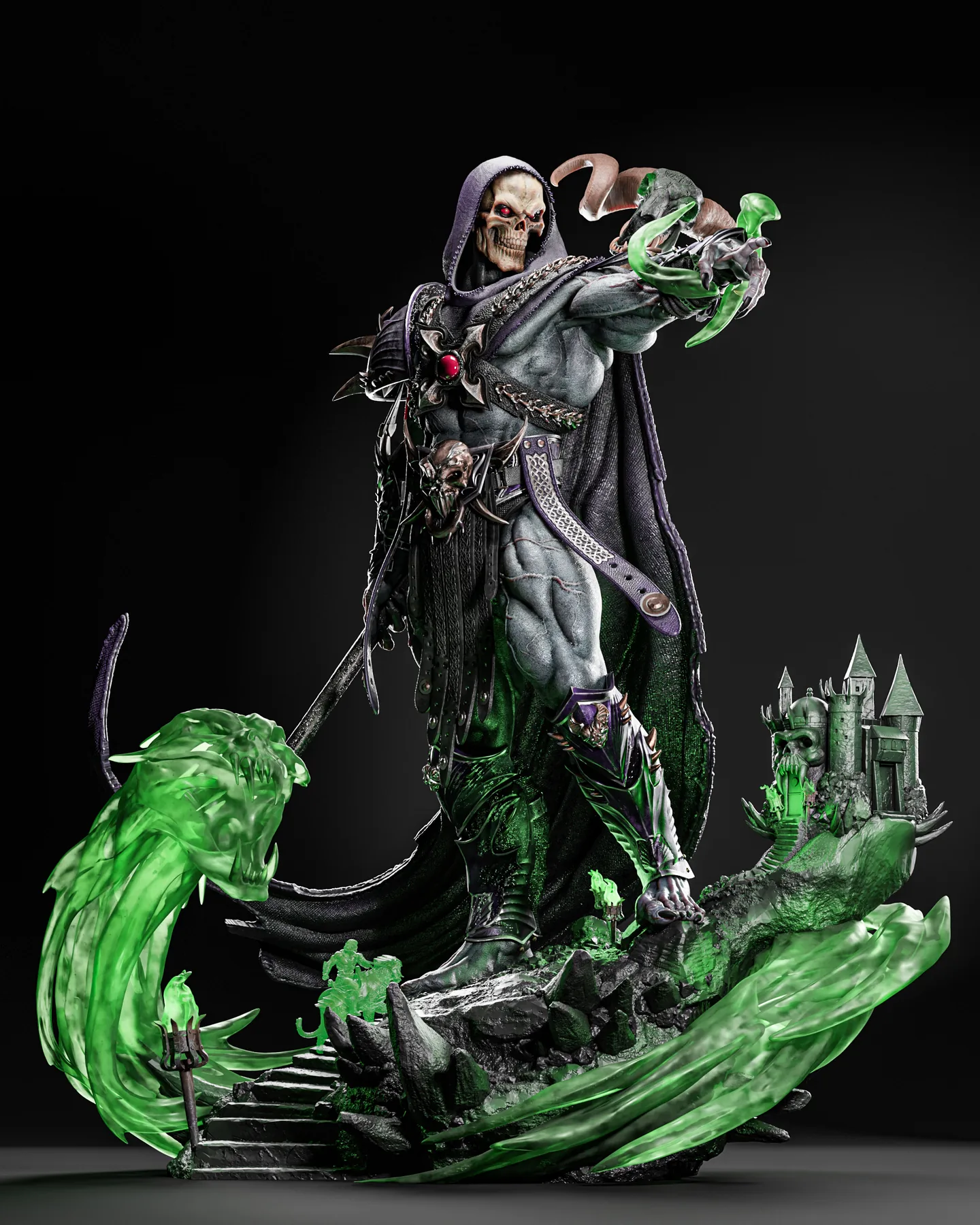 Skeletor Sculpture