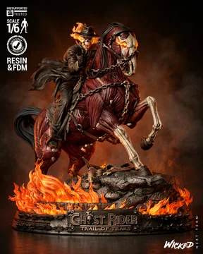 Ghost Rider Billy Sculpture thumbnail 1