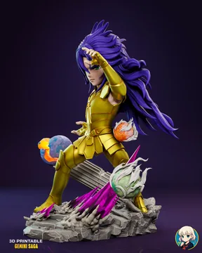 Gemini Saga Chibi thumbnail 3