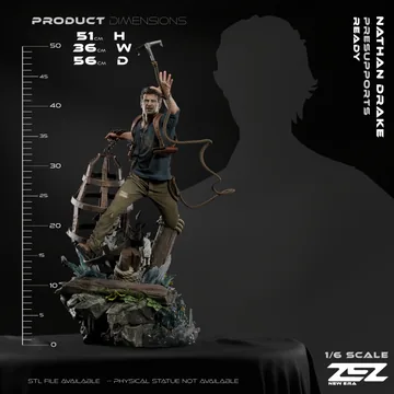 Nathan Drake Sculpture thumbnail 6