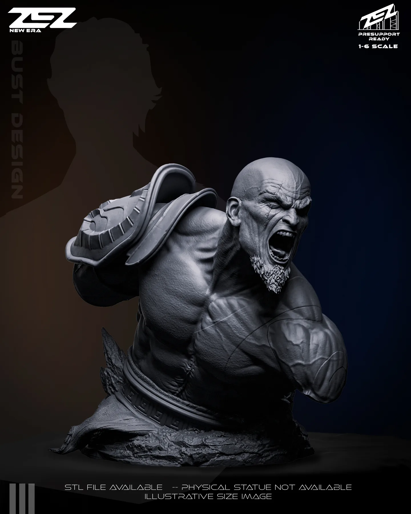 Kratos Bust
