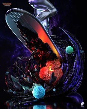 Silver Surfer Sculpture thumbnail 5