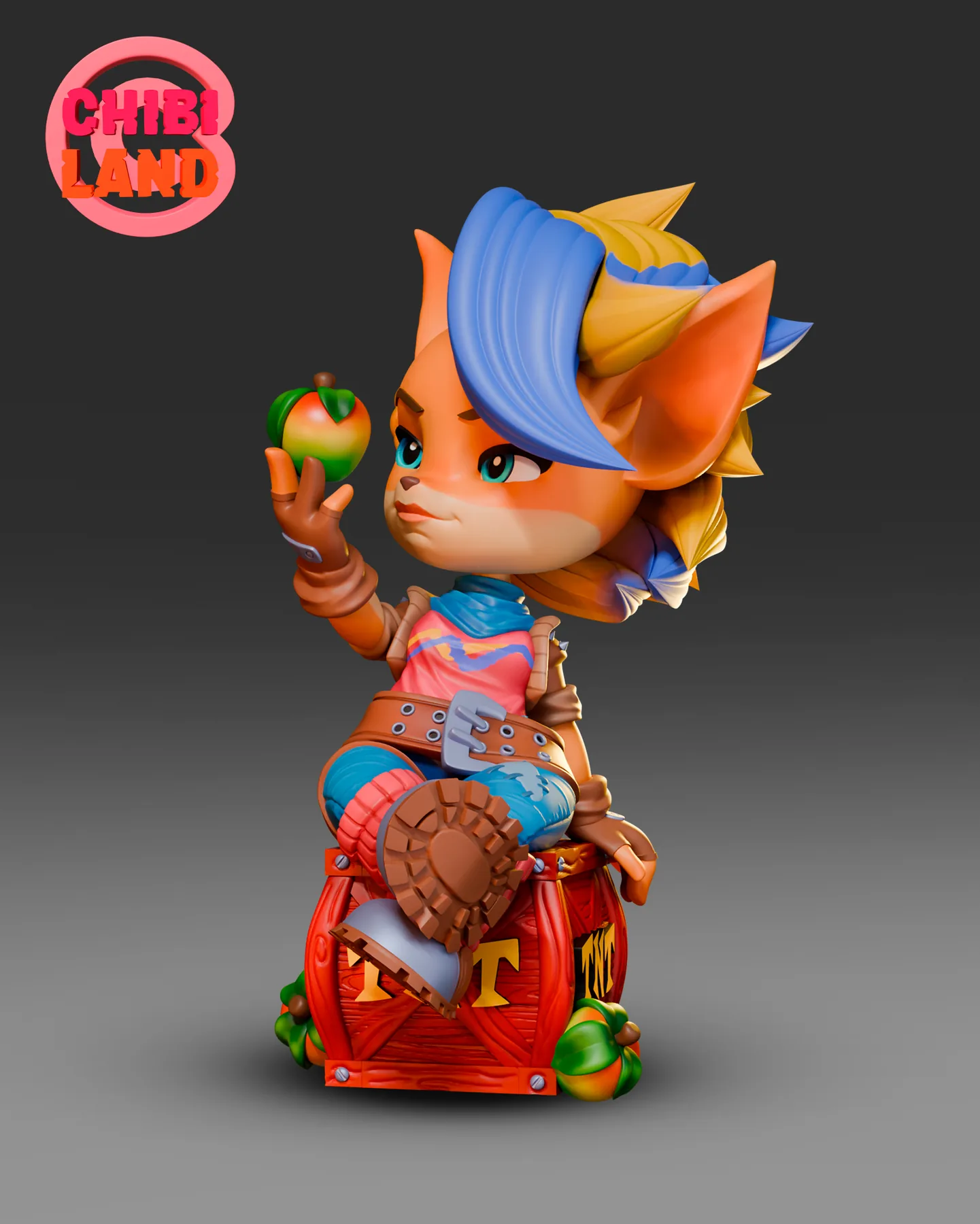 Tawna Bandicoot Chibi